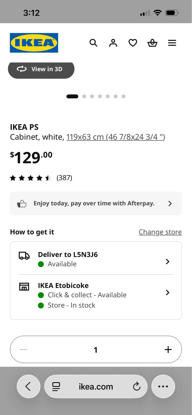 IKEA PS Cabinet Red - photo 2