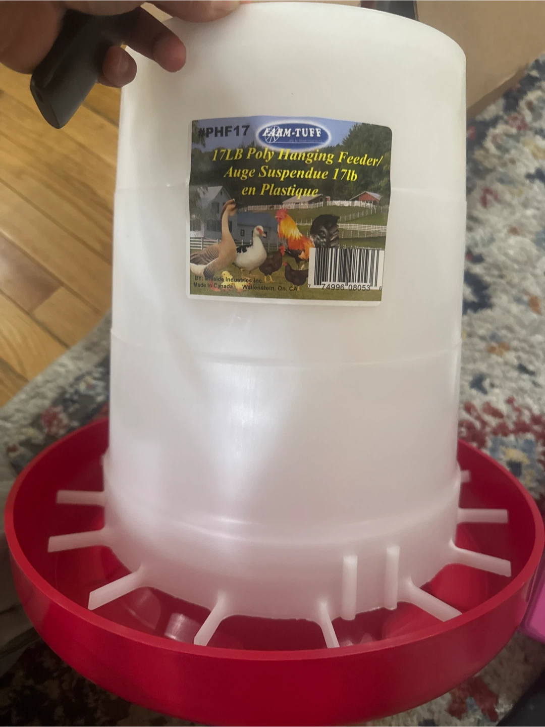 Farm-Tuff 17LB Poly Hanging Feeder