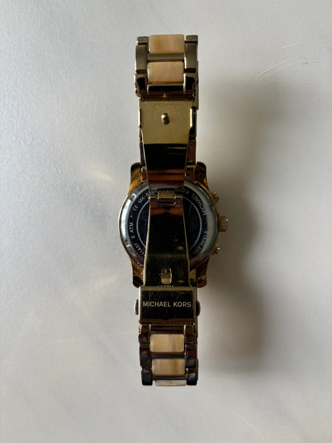 Michael Kors MK5659 women's gold-tone and tortoise acetate band - photo 2