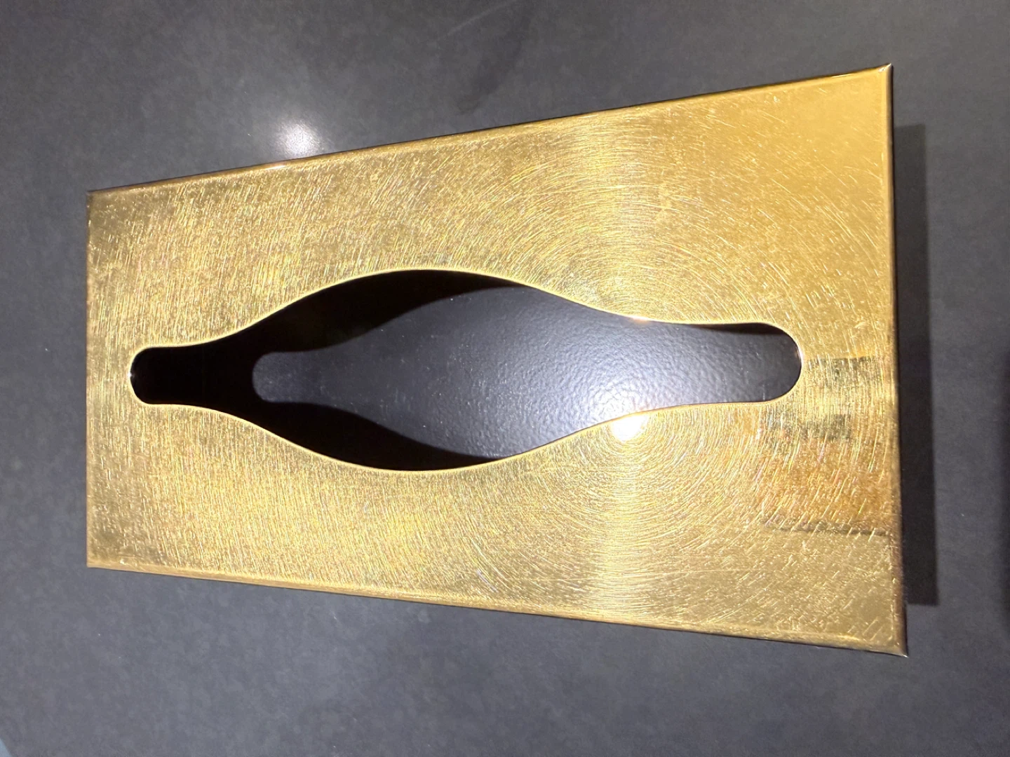 Gold Tissue Box Cover - photo 5