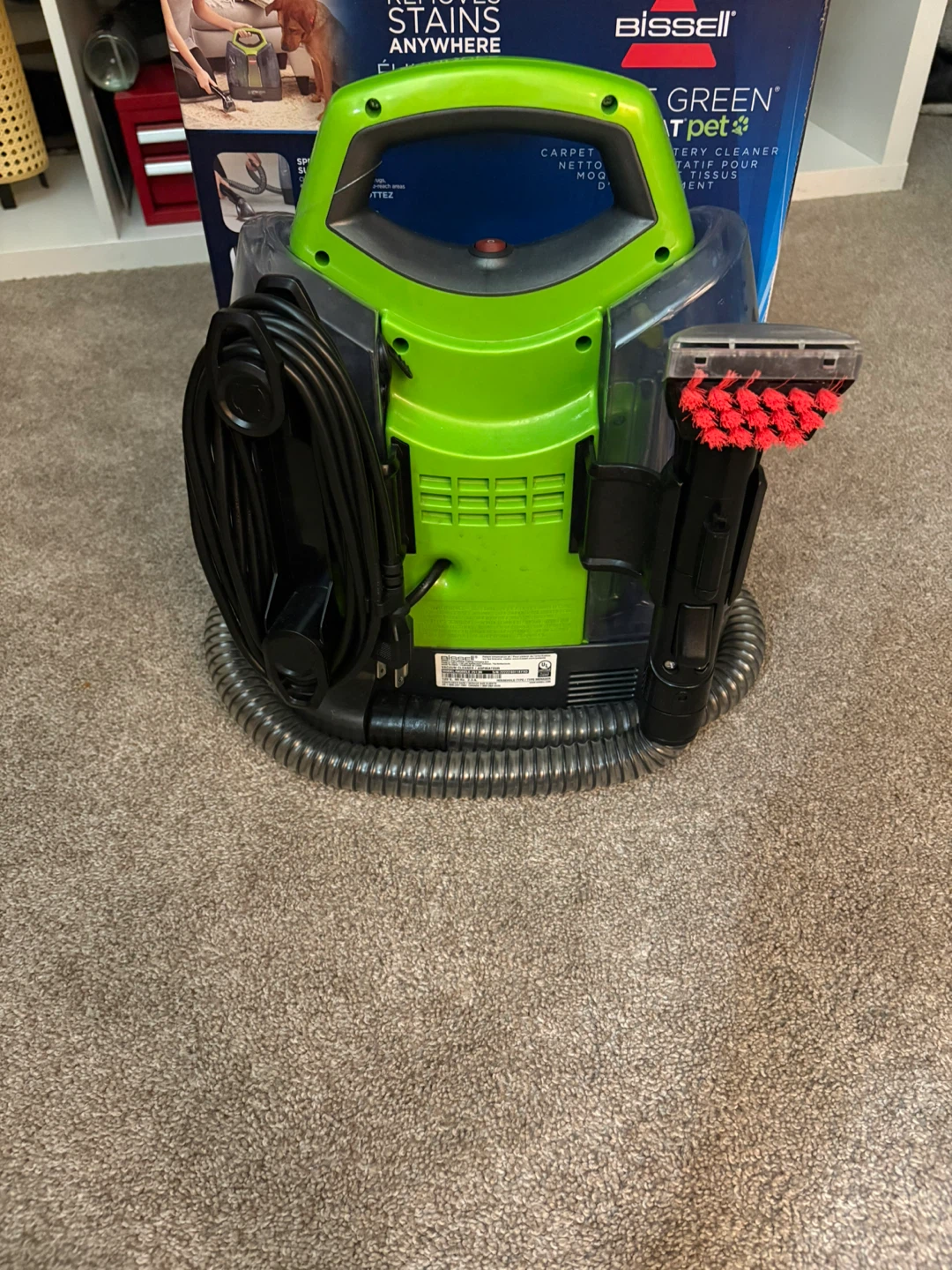 Bissell Little Green ProHeat Pet Carpet Cleaner - photo 2