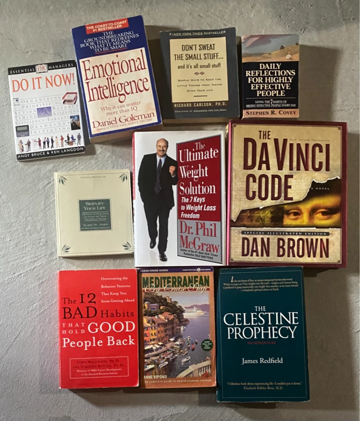 Assorted Self-Help and Fiction Books