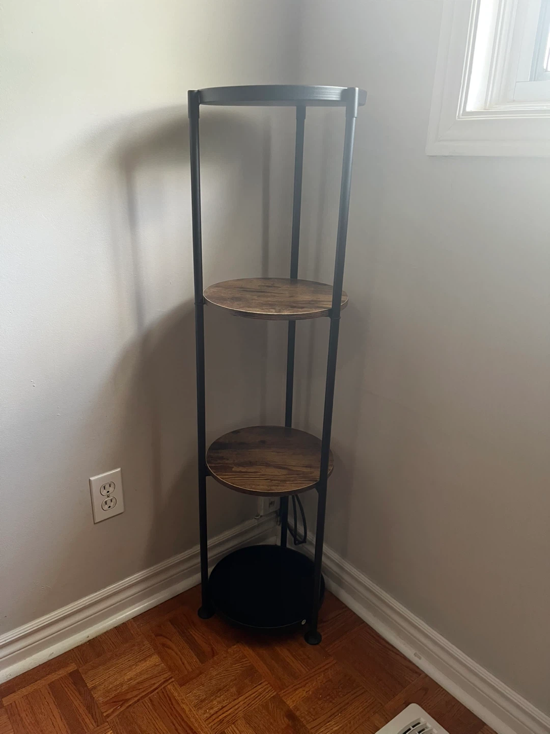 Corner Tiered Plant Stand Shelf with decoration pieces - photo 2