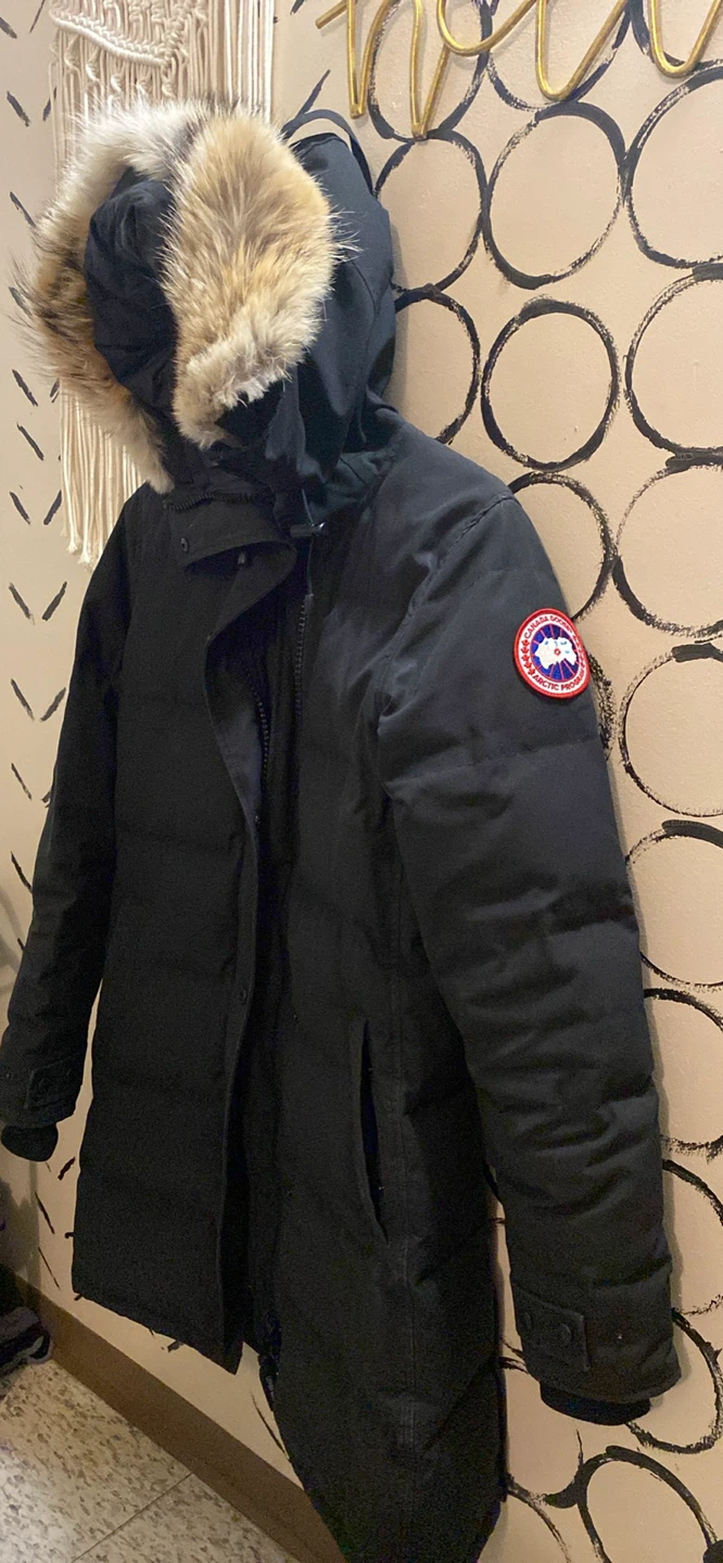 Canada Goose Black Down Parka Coat