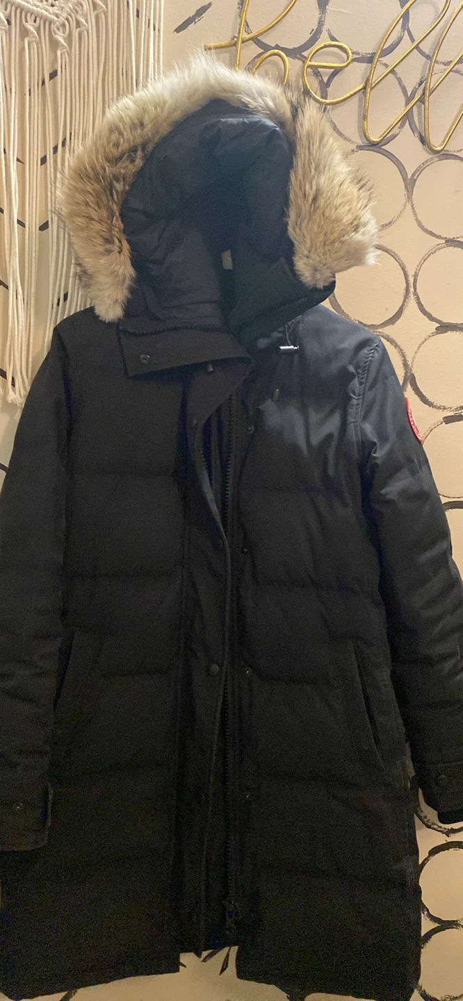 Canada Goose Black Down Parka Coat - photo 2