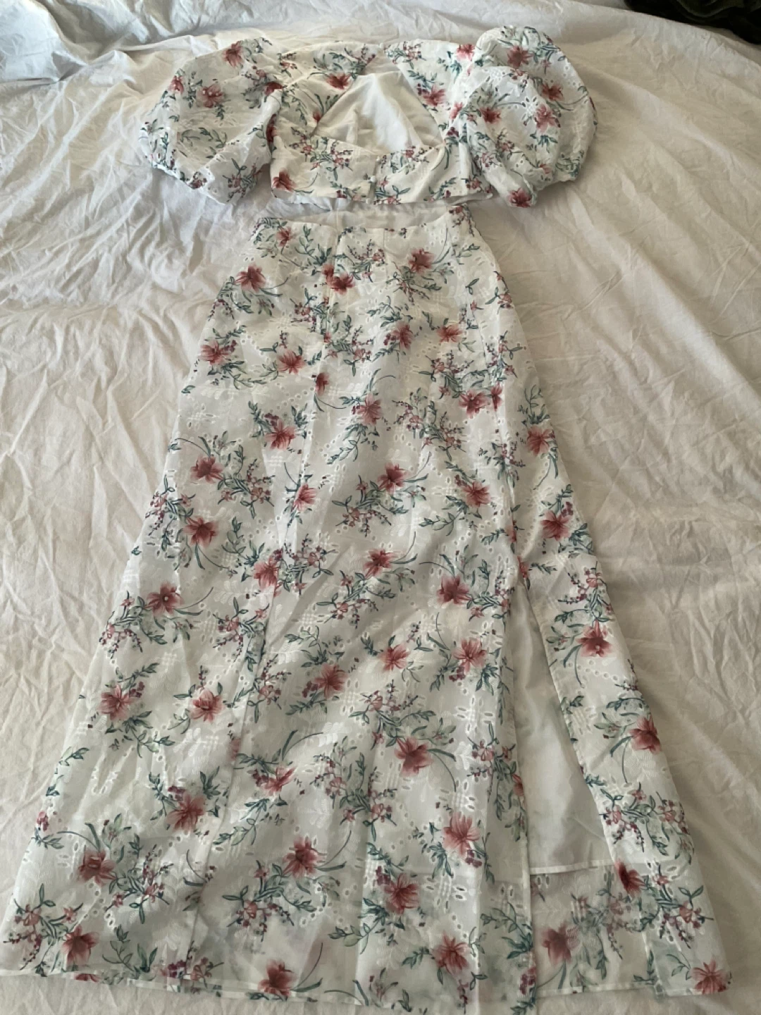 ASOS Floral Broderie Maxi Dress - photo 4