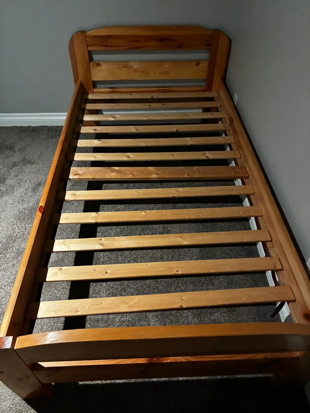 Wooden Twin Bed Frame - photo 2