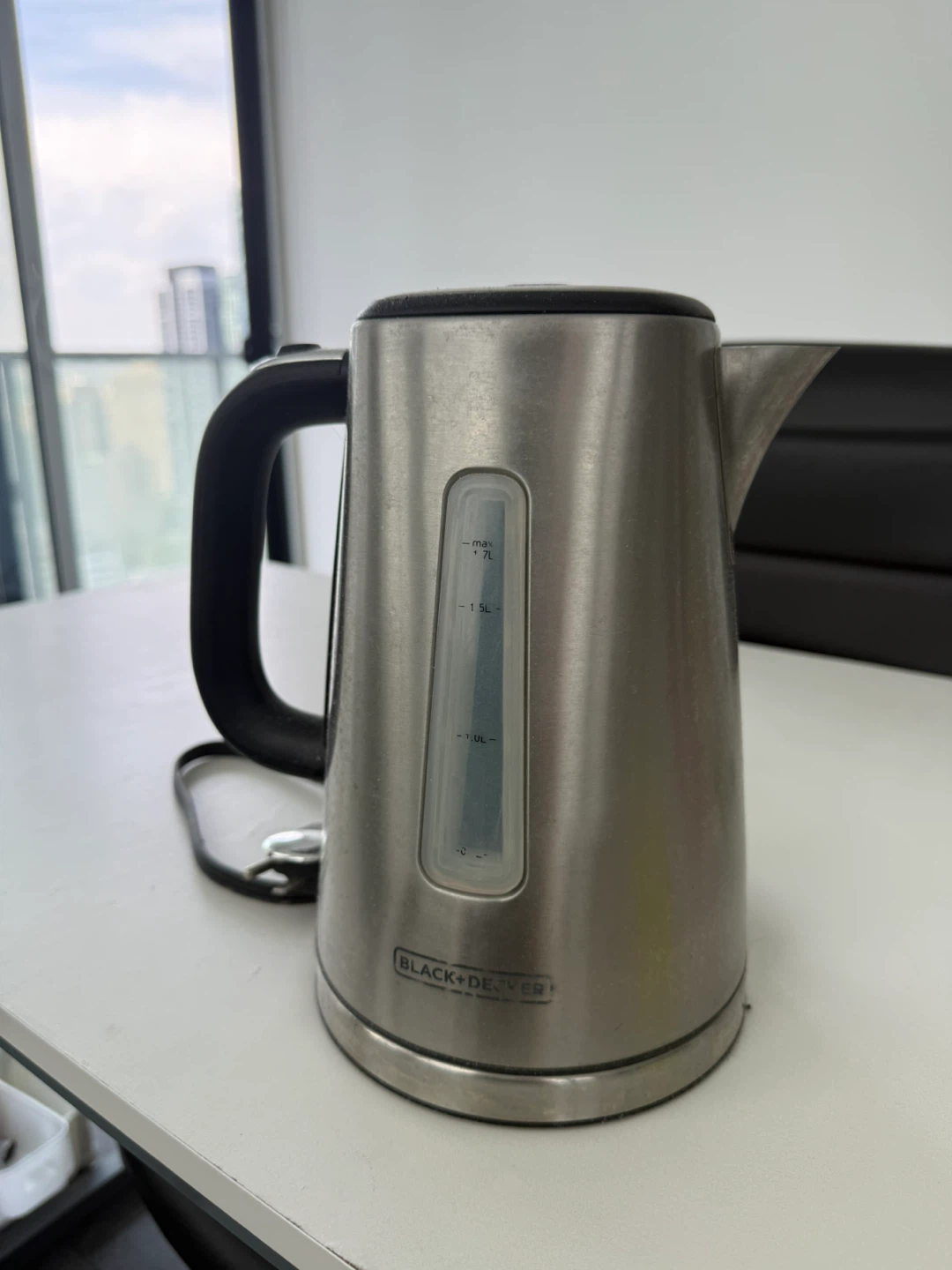 Black + Decker Stainless Steel Electric Kettle