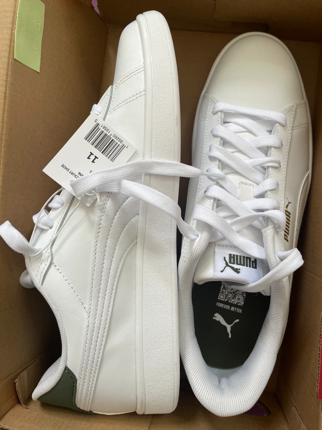 Puma Men's Size 11 Court Shoes White - photo 3