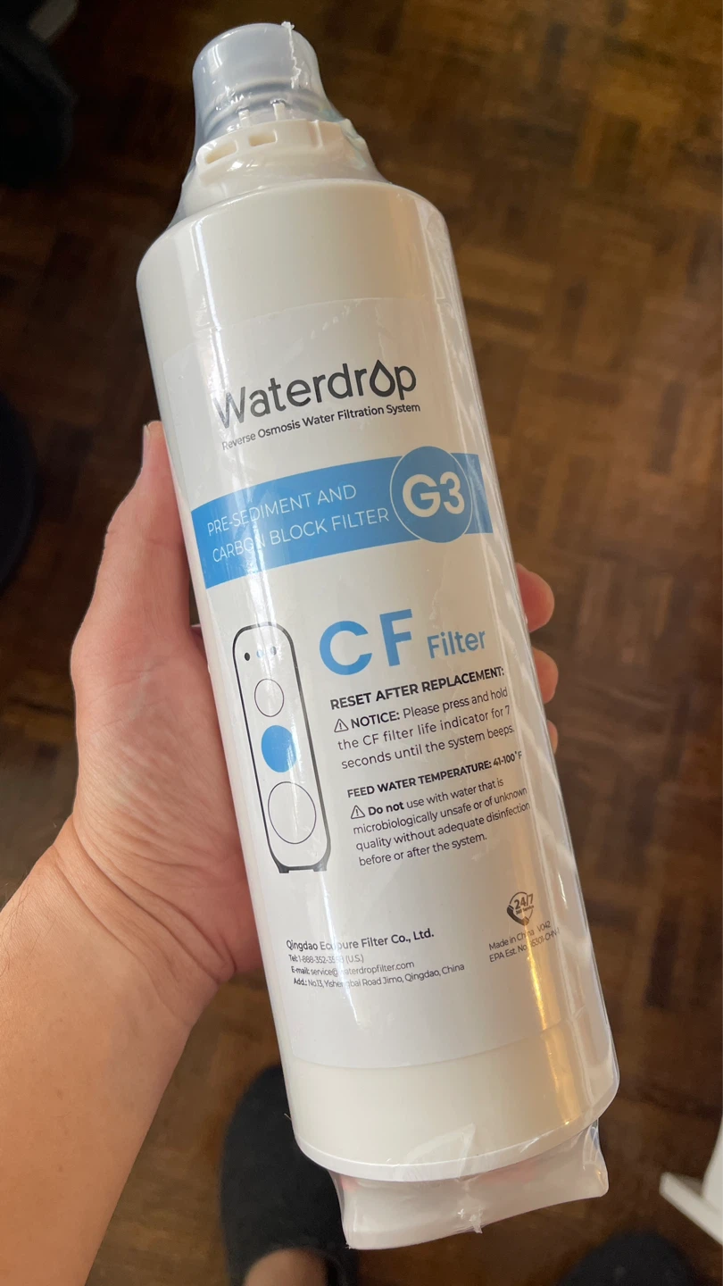 NEW Waterdrop G3-N1CF Filter Replacement G3-W & G3P600 & G3P800 - photo 3