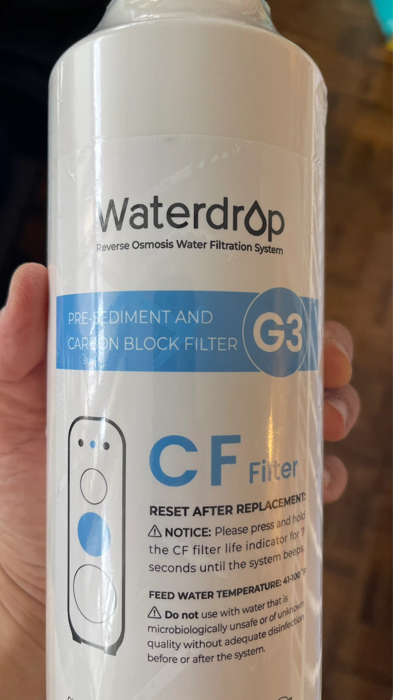 NEW Waterdrop G3-N1CF Filter Replacement G3-W & G3P600 & G3P800