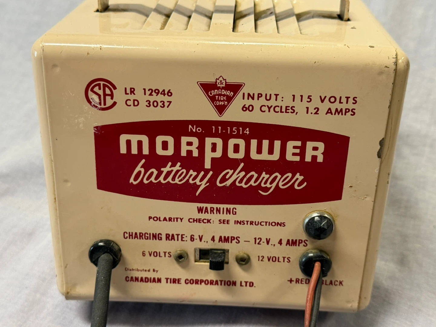 Vintage MORPOWER Battery Charger - photo 2