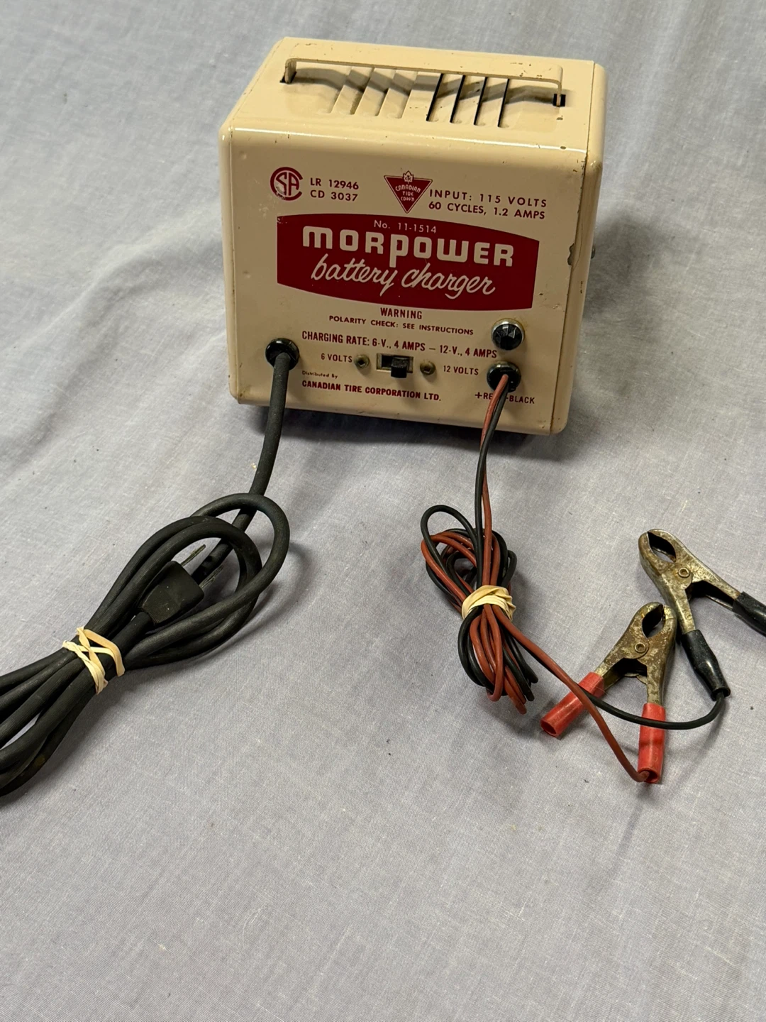 Vintage MORPOWER Battery Charger