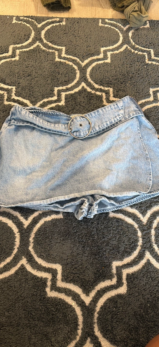 Denim Skirt Shorts