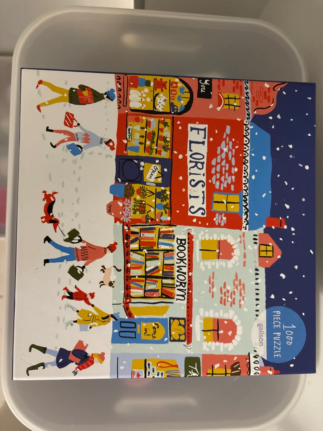 Galison Main Street Village 1000 Piece Puzzle