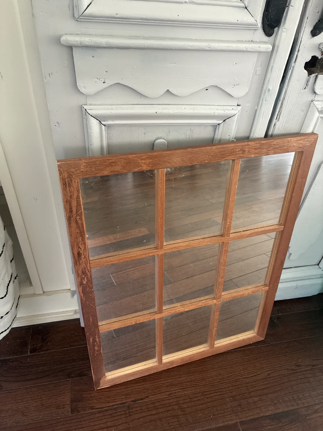 Window pane mirror