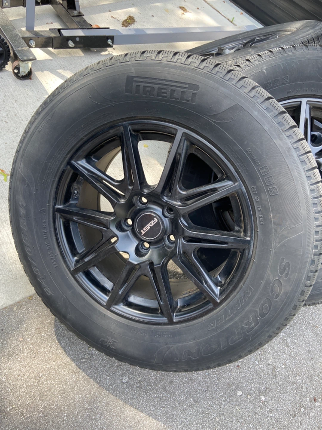 Pirelli Scorpion Winter Tires with Fast Wheels Set of 4