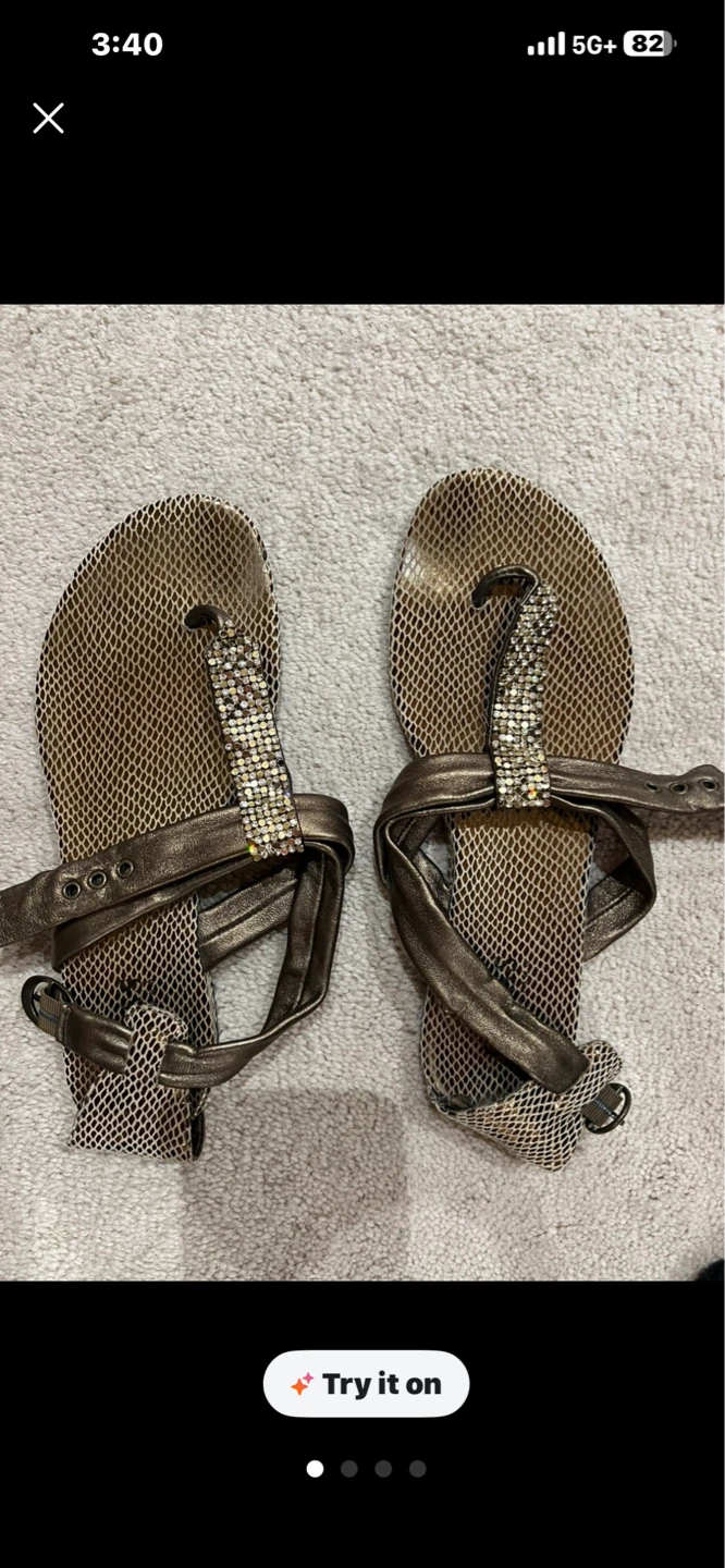 Women's Strappy Thong Sandals