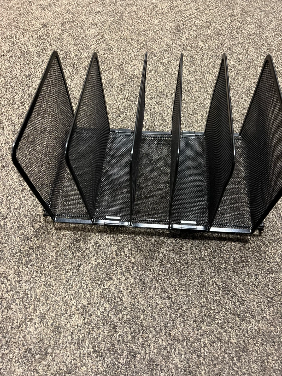 Black Mesh Desktop File Sorter