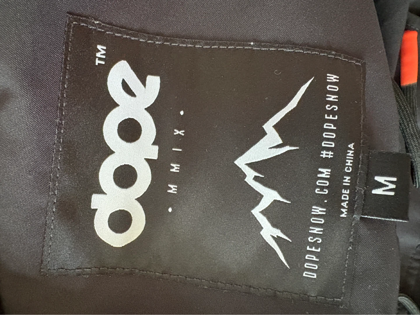 Dope Snow Anorak Jacket - Black - Size M - photo 3