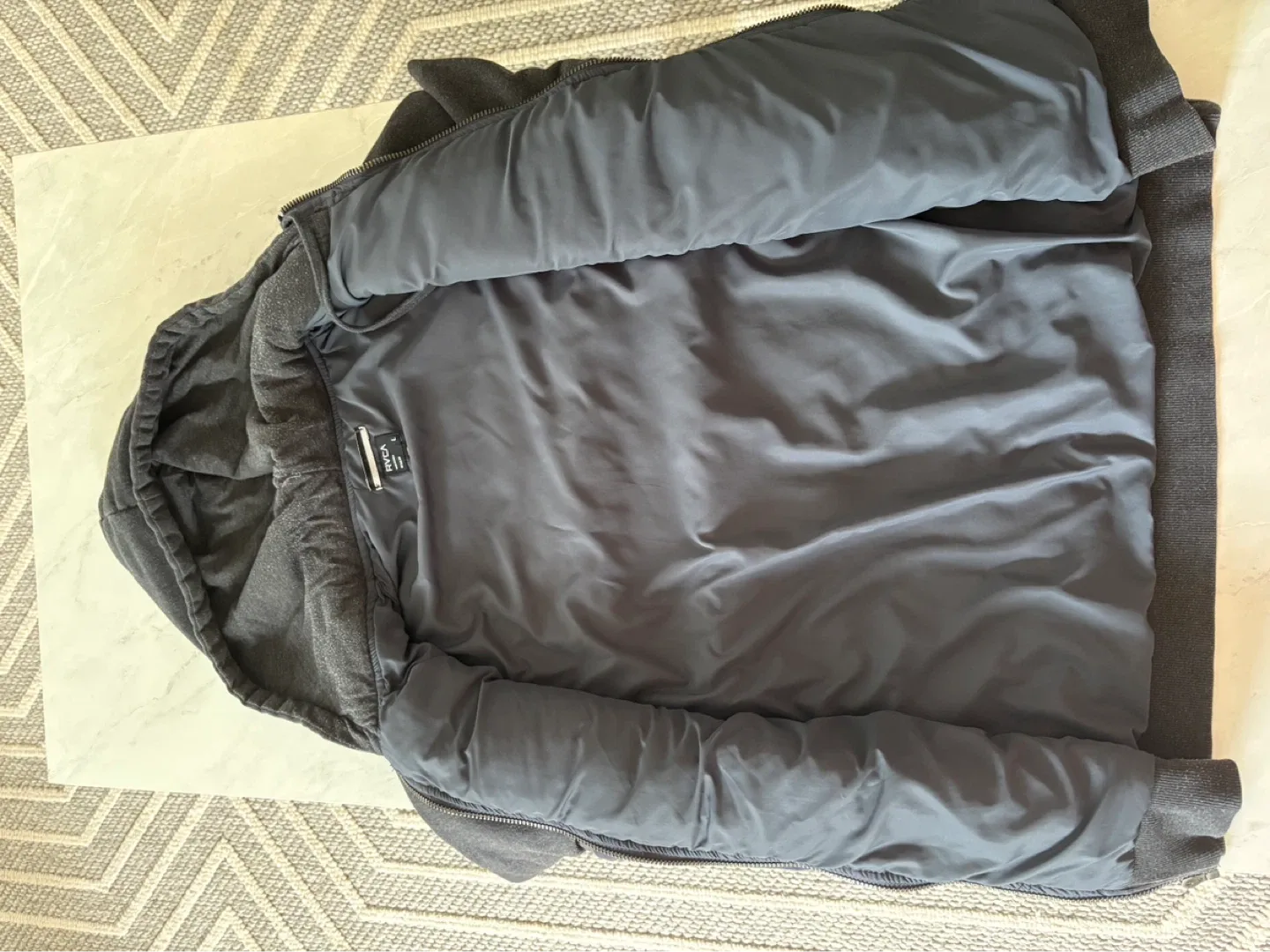 RVCA Men's Puffer Vest with Hood - photo 2