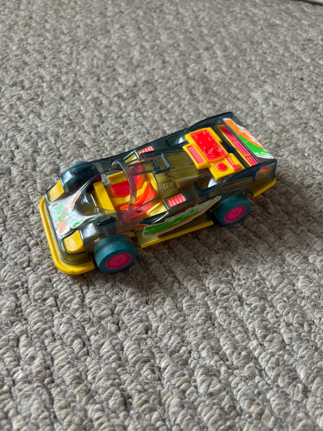 Colorful toy car