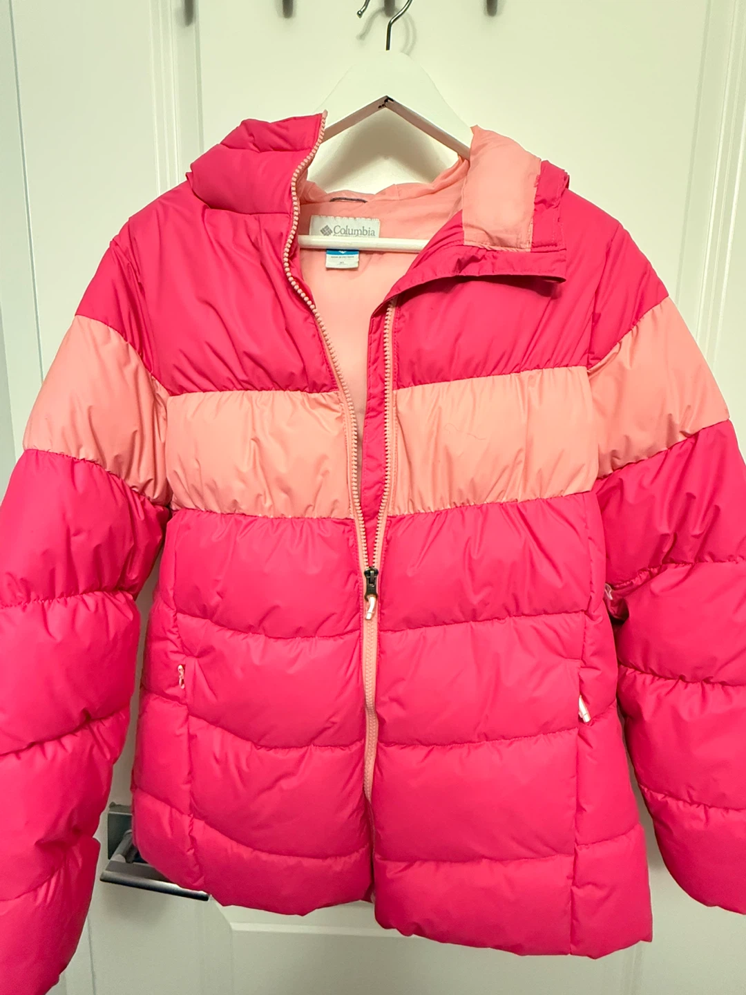 Columbia Puffer Jacket XL Pink