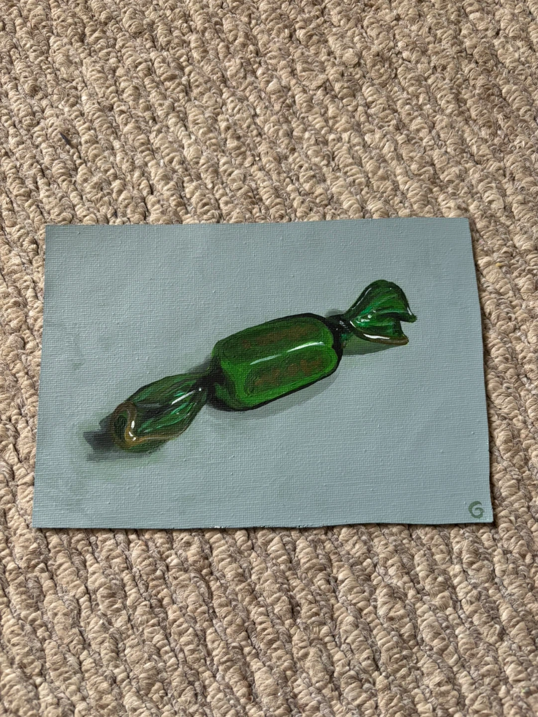 Wrapped candy painting