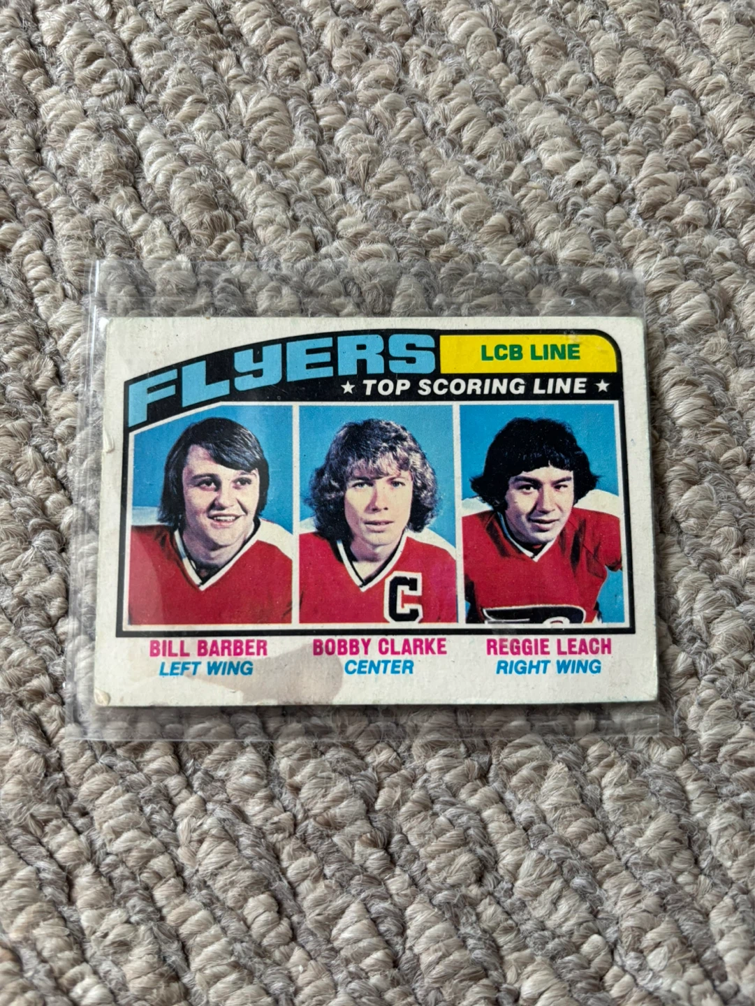 Vintage Philadelphia Flyers hockey card