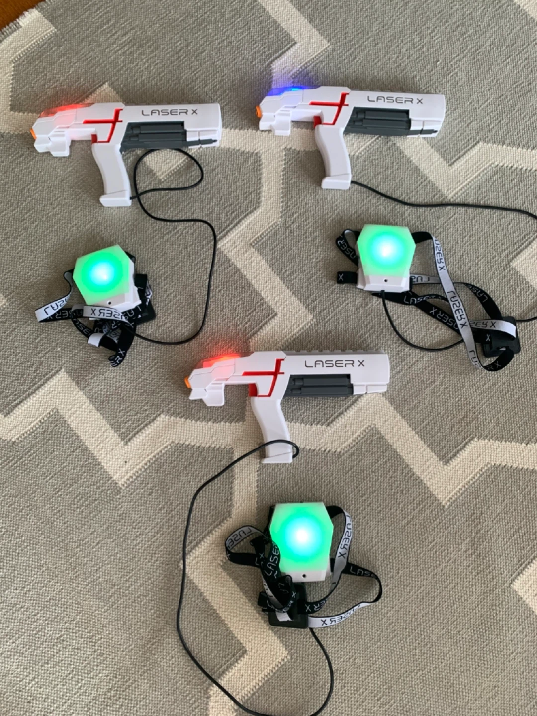 Laser X Laser Tag Set - 3 Blasters & Vests - photo 2