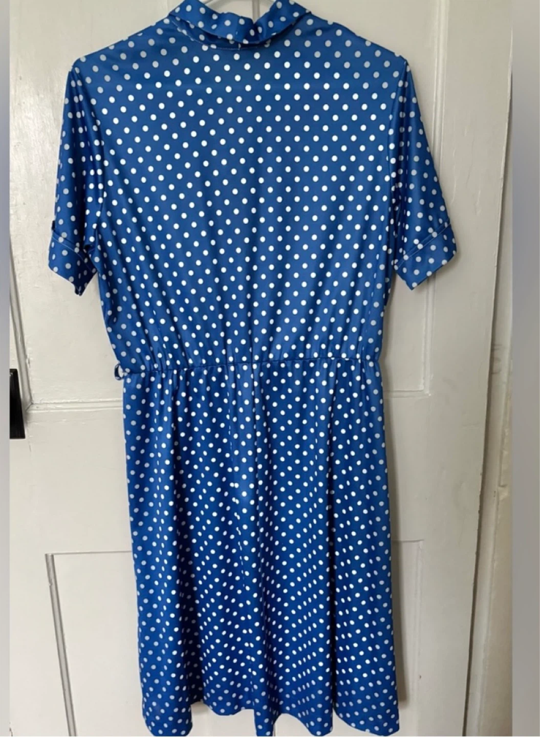 Vintage Vicki Wayne's Blue Polka Dot Dress - photo 2