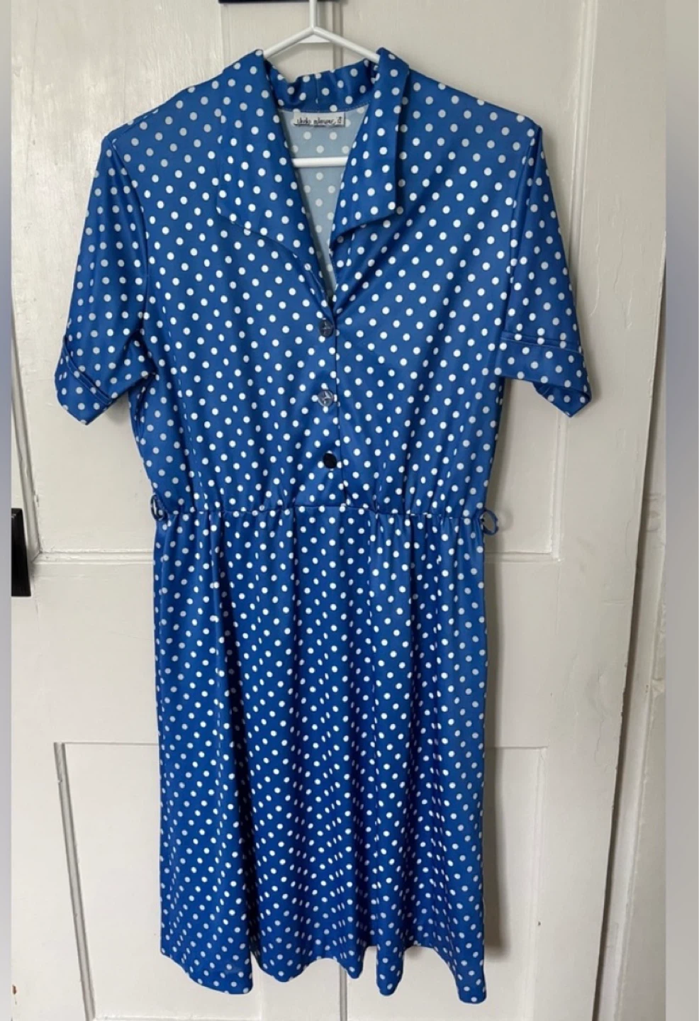 Vintage Vicki Wayne's Blue Polka Dot Dress
