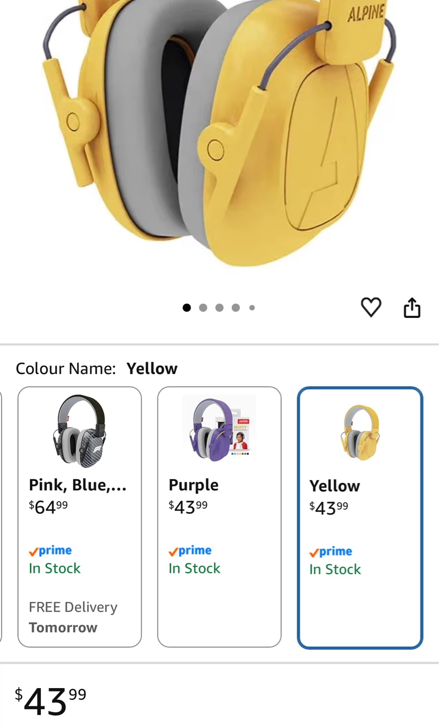 Brand NEW Alpine Kids Hearing Protection Earmuffs - photo 5