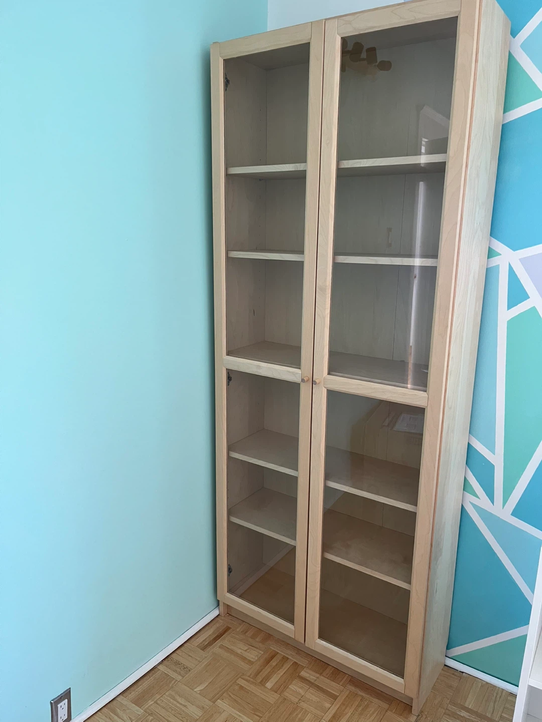 IKEA Glass Door Bookcase