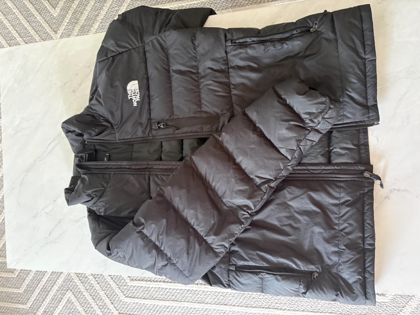 The North Face Puffer Jacket - Black - Men's Medium