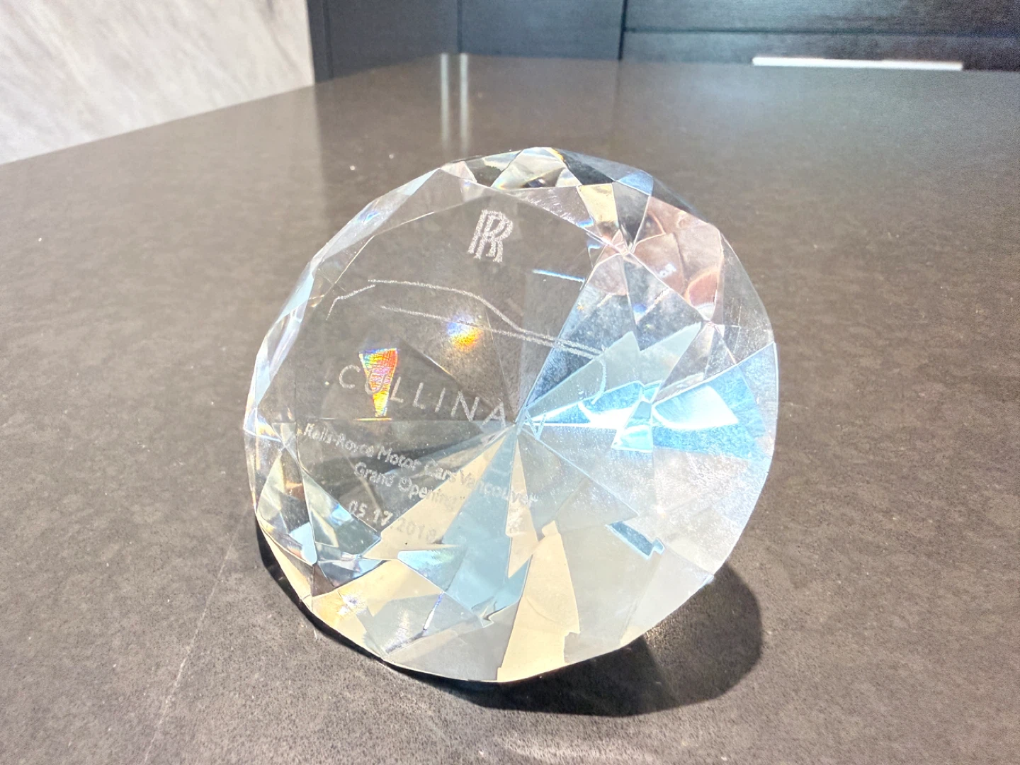 Rolls-Royce Cullinan Crystal glass