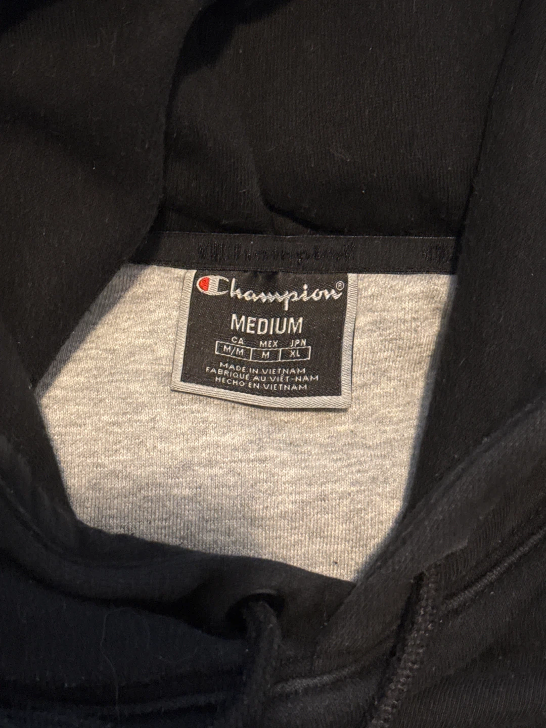 Champion Black Hoodie - photo 2