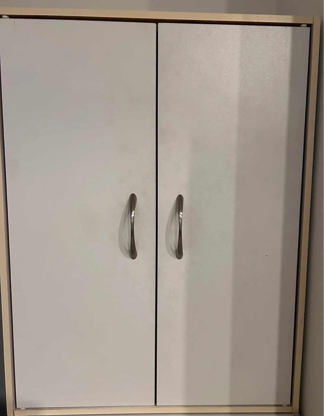 White Double Door Cabinet