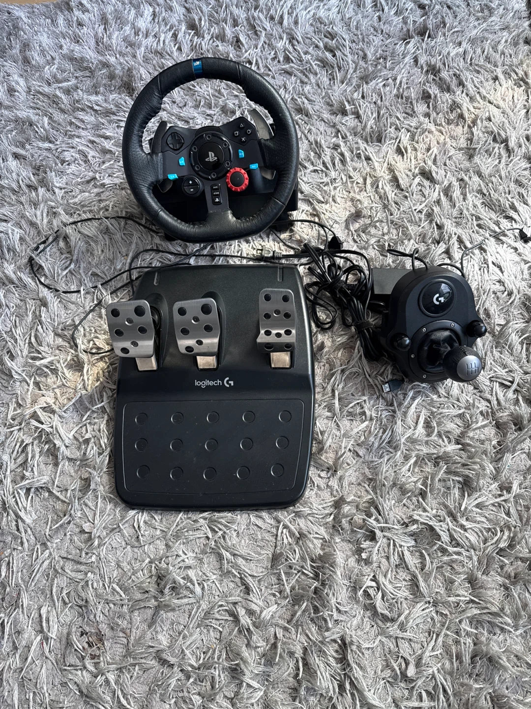 Logitech G Driving Force Shifter and Pedals