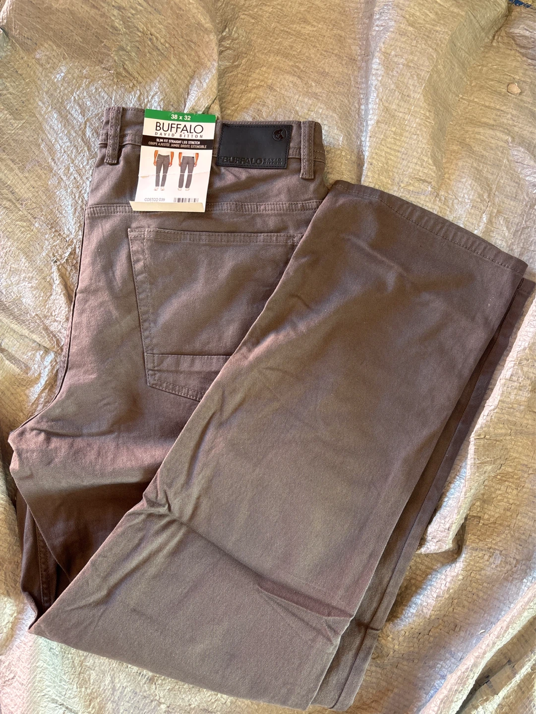 Buffalo David Bitton Men's Slim Fit Stretch Jeans 38x32
