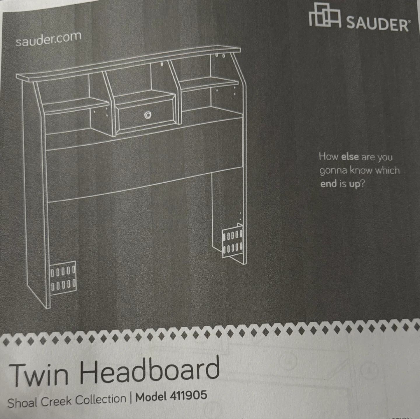 Sauder Twin Headboard & Mates Bed Set - photo 4