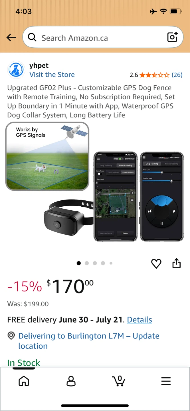 yhpet GF02 Plus GPS Dog Fence System