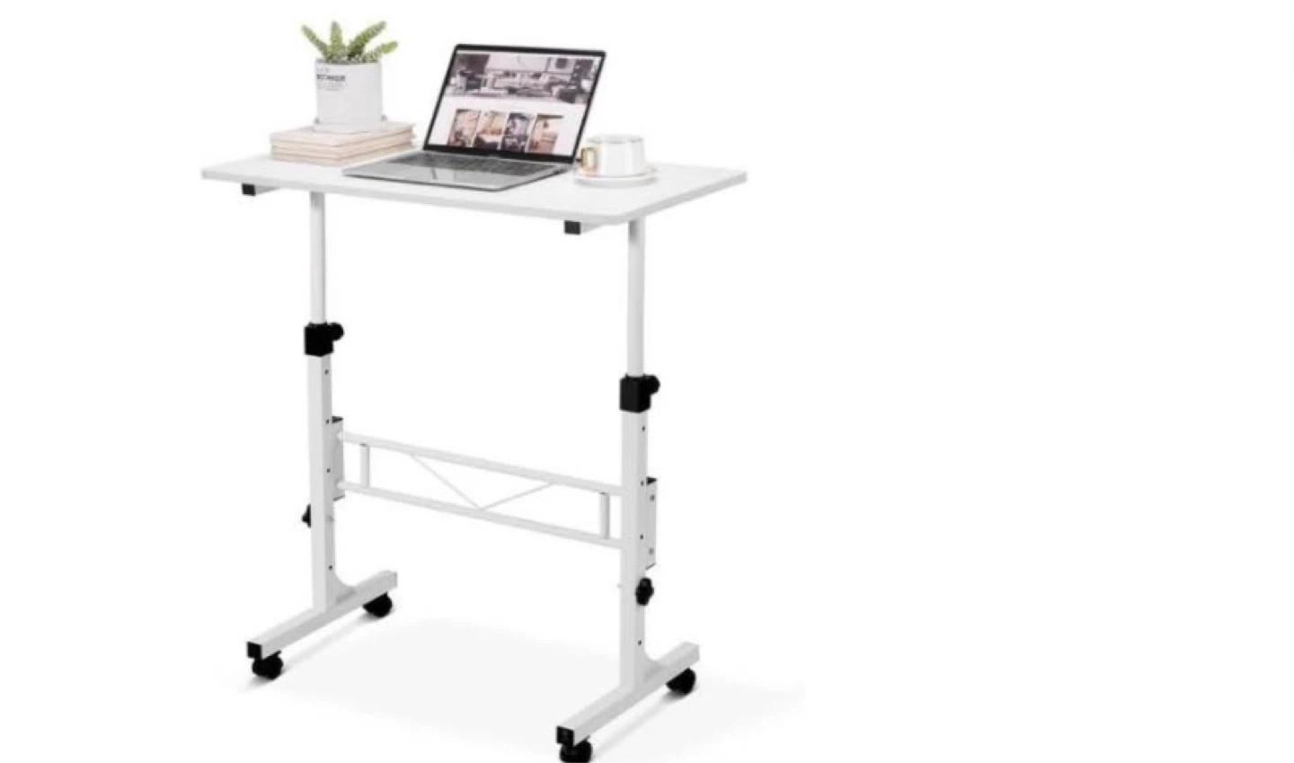 Adjustable Rolling Laptop Cart - photo 2