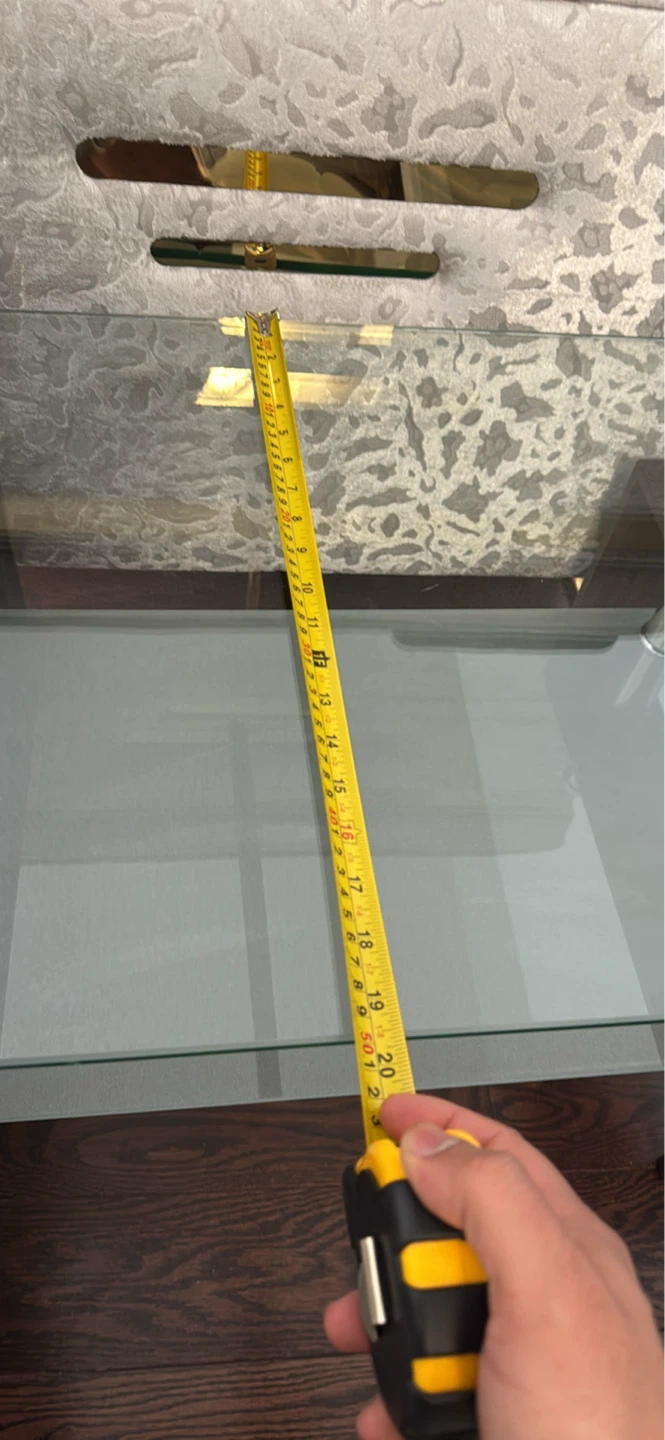 Glass Coffee Table with Lower Shelf - photo 2