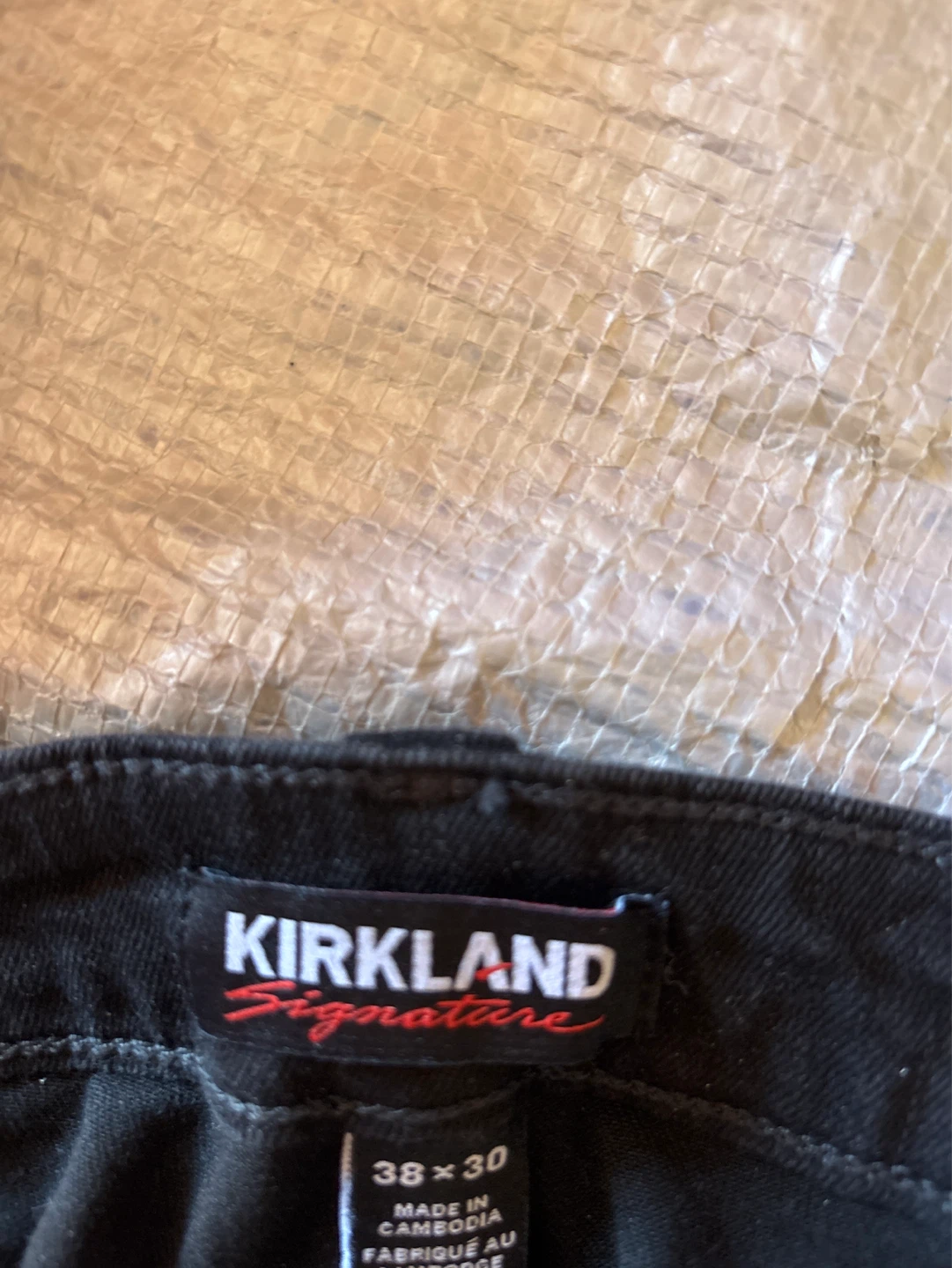 NWOT Kirkland Signature Black Jeans Size 38x30 - photo 2