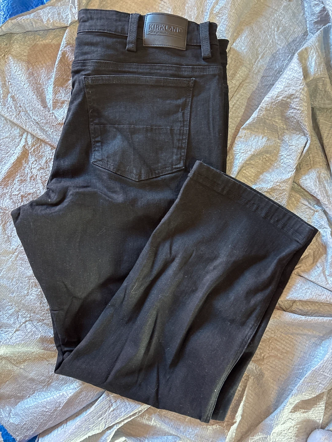 NWOT Kirkland Signature Black Jeans Size 38x30