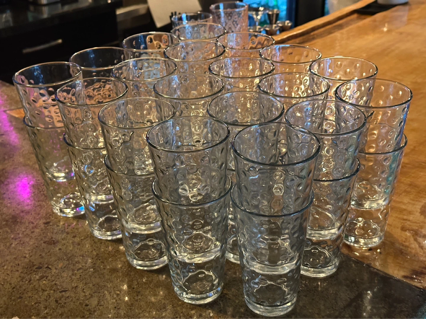 Textured Tumbler Glasses (Set of 40) - photo 2