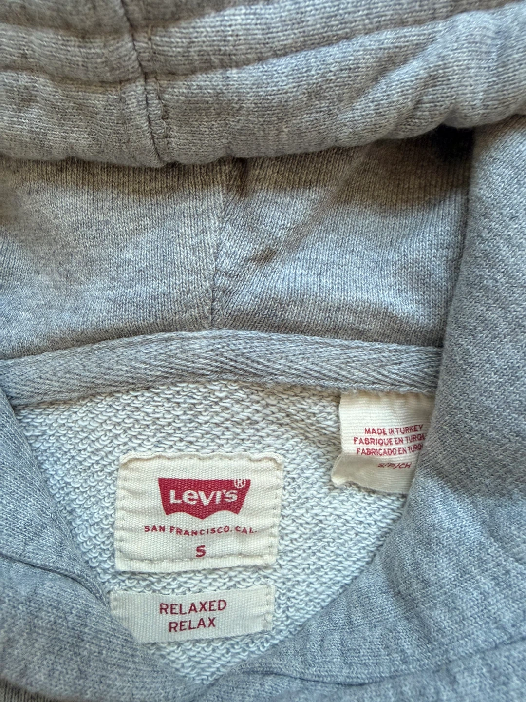 Levi's Grey Relaxed Fit Pullover Hoodie - photo 2