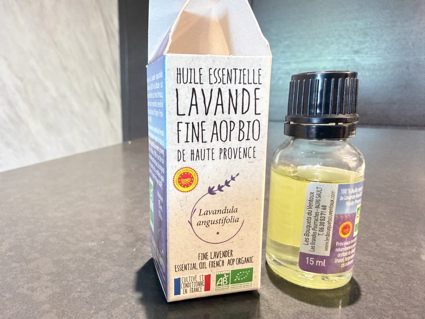 Stone diffuser /candle holder +Lavender Essential 15ml Oil - photo 3
