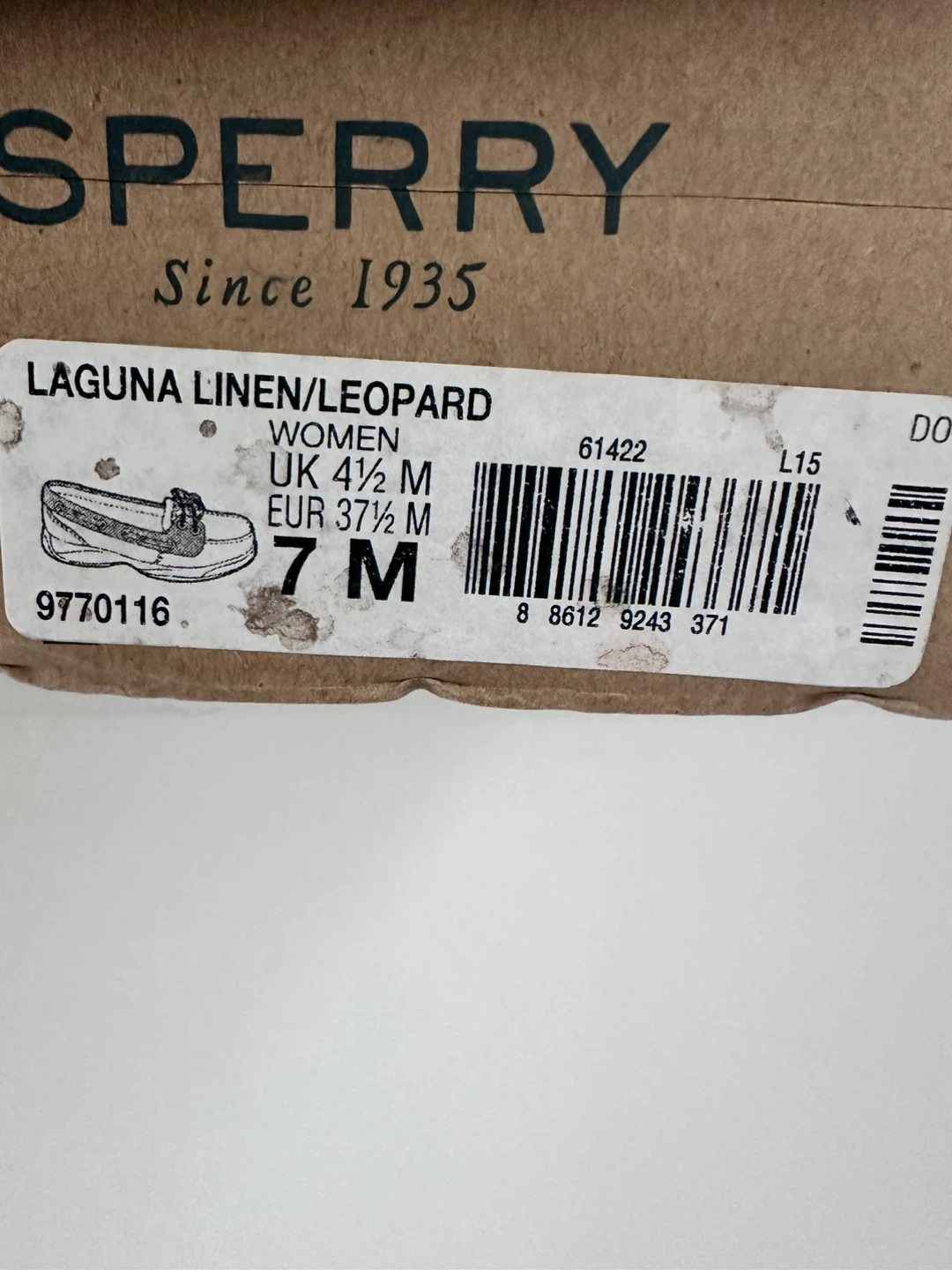 Sperry Laguna Linen/Leopard Boat Shoes-New - photo 5
